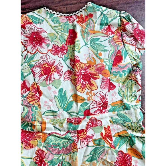 Adrianna by Adrianna Papell Women's Floral-Print Romper (NO BELT INCLUDED) 14 - Picture 12 of 12